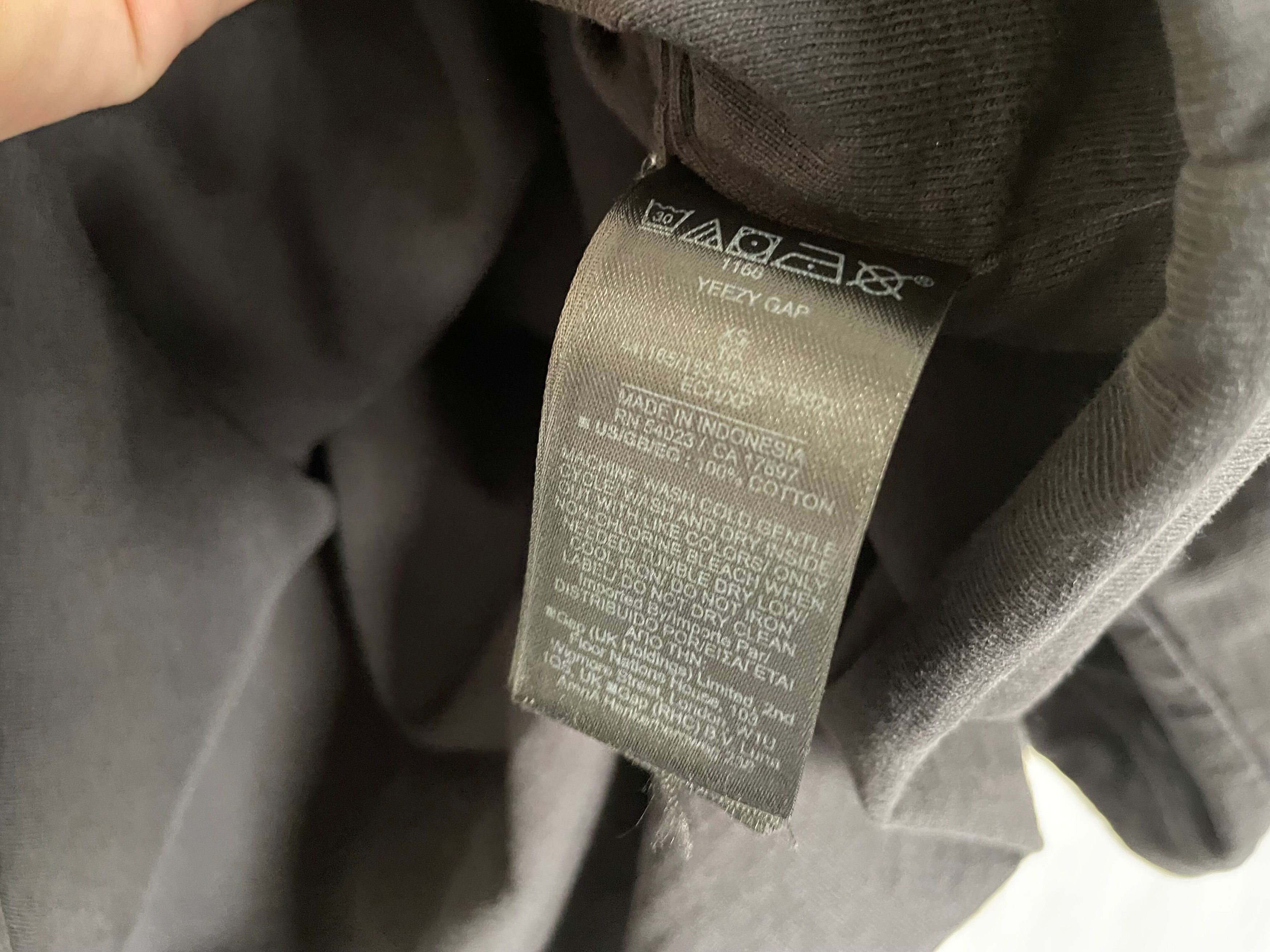 Gap Yeezy x Gap Logo No Seam Tee - Black Size US XS / EU 42 / 0 - 4 Thumbnail
