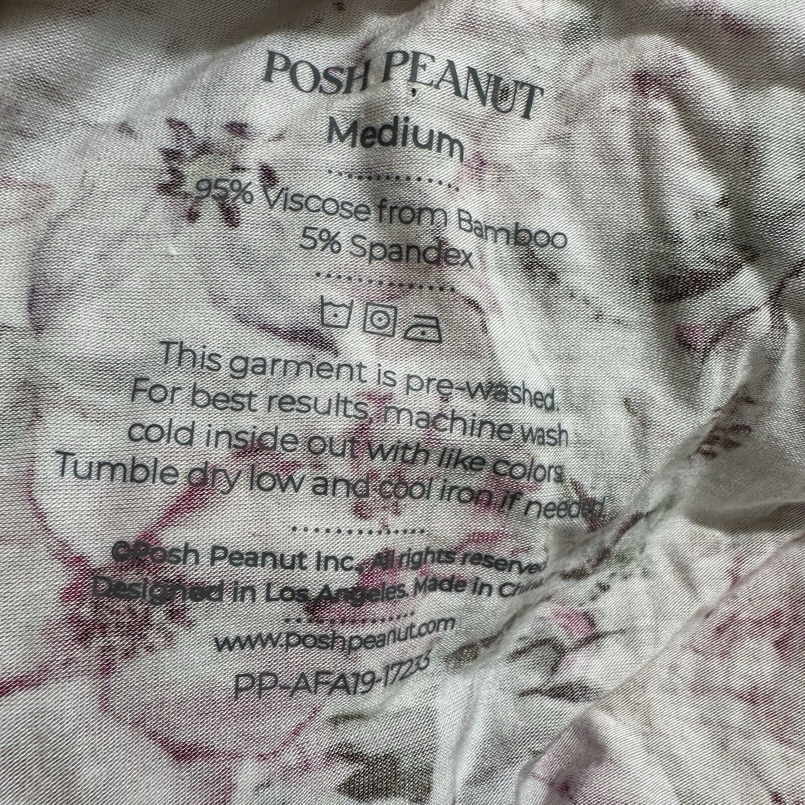 Other Posh Peanut Medium 3/4 Sleeve Bamboo Floral Cardigan Size M / US 6-8 / IT 42-44 - 3 Thumbnail