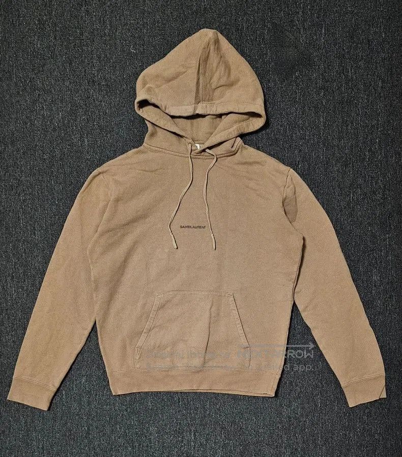 Saint Laurent Paris Saint Laurent Beige Hooded Sweatshirt. Size US S / EU 44-46 / 1 - 1 Thumbnail