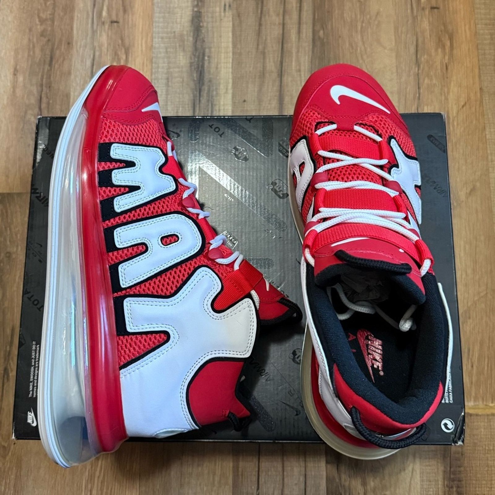 Nike Nike Air More Uptempo 720 QS 2 Varsity Red Size US 11 / EU 44 - 4 Thumbnail
