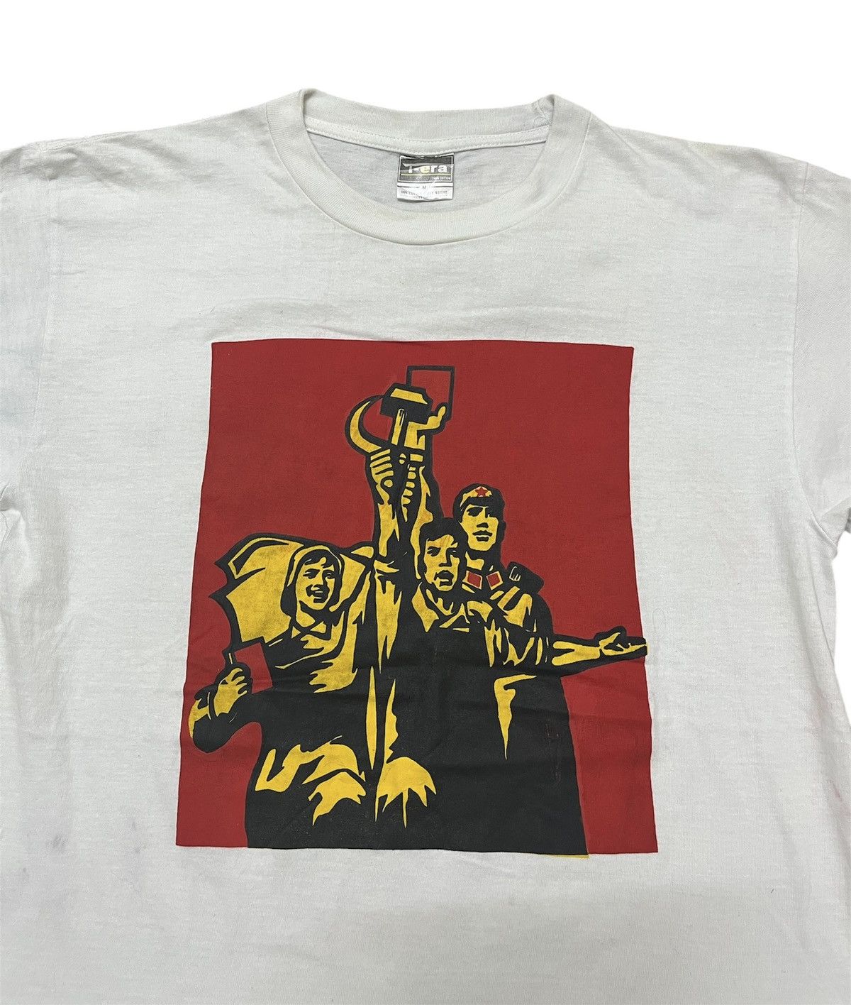 Vintage Vintage Communist Propaganda Art T-shirt Size US M / EU 48-50 / 2 - 2 Thumbnail