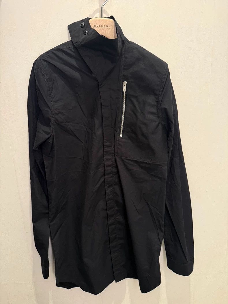 Rick Owens Men's High Neck Shirt - dmc