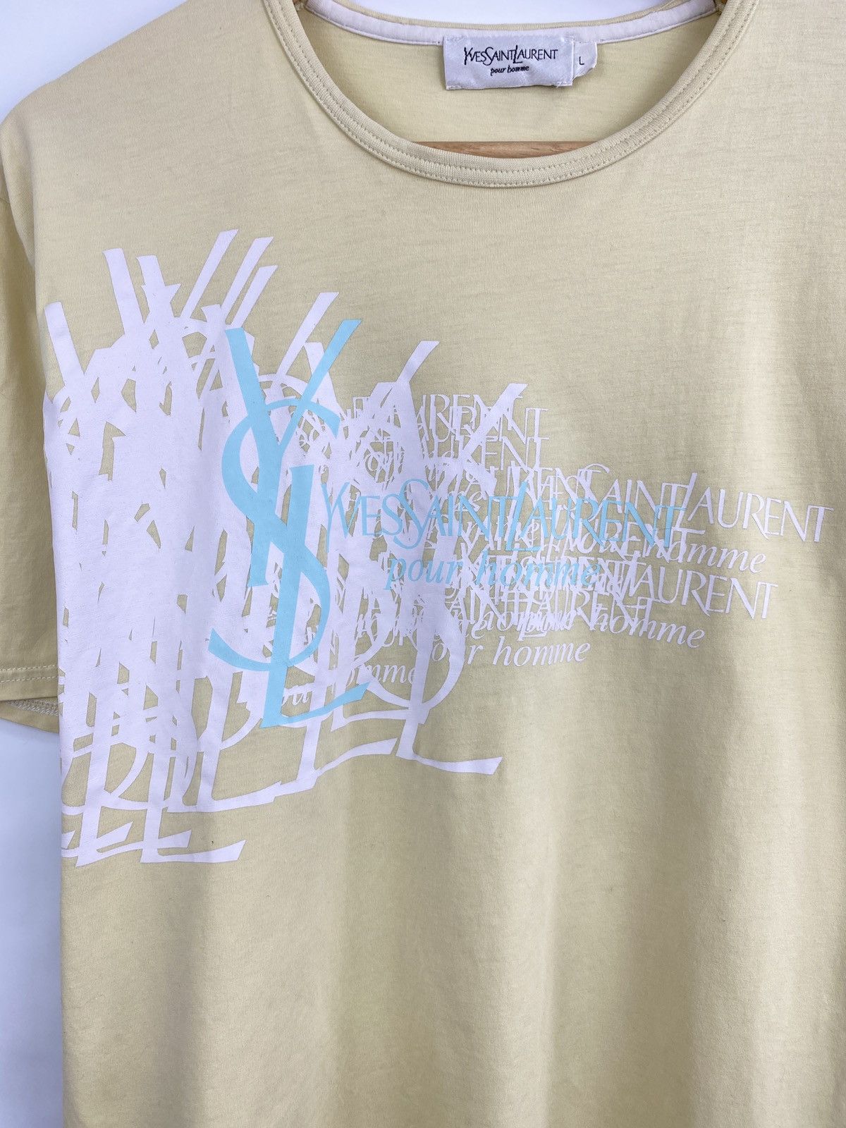 Vintage 90s Yves Saint Laurent YSL t-shirt rare retro hype