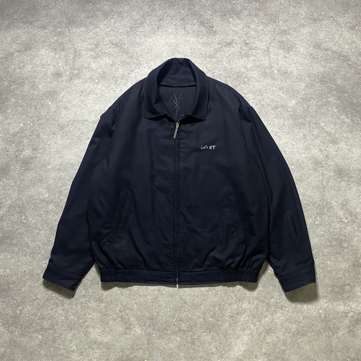 Yves Saint Laurent YSL Vintage Yves Saint Laurent Big Logo Jacket Size US L / EU 52-54 / 3 - 1 Thumbnail
