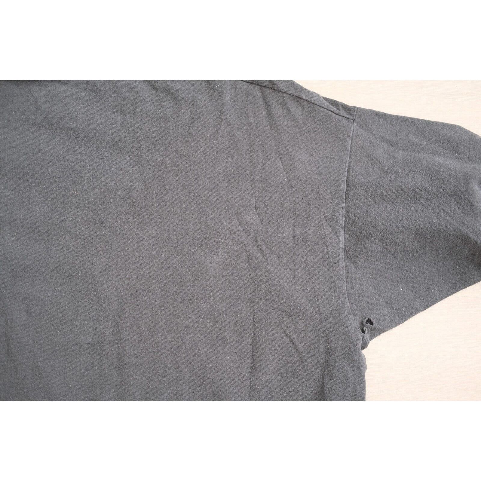Fruit Of The Loom Vintage 90s Fruit Loom Dolphins AOP Art Tee XL Black Blue Size US XL / EU 56 / 4 - 7 Thumbnail