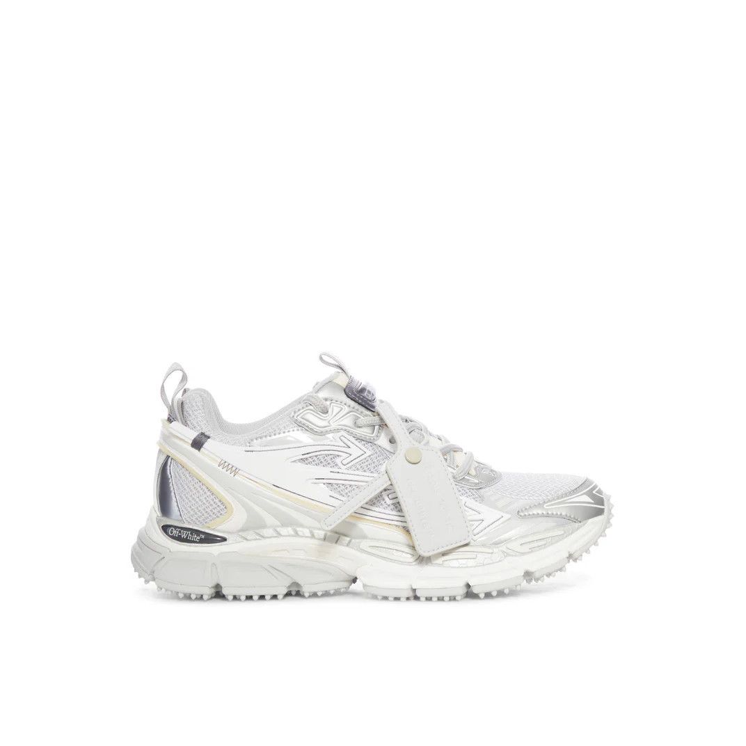 OFF-WHITE Be Right Back Gray/Silver Sneakers New & Authentic