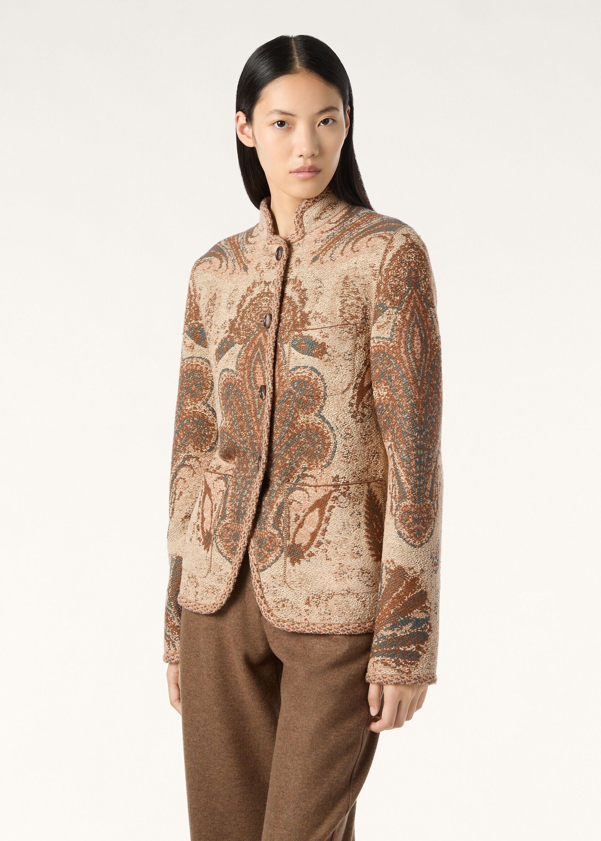 Loro Piana os11x0426 FAQ4546 Magnolia Jacket in Pink Caramel Clay Size L / US 10 / IT 46 - 4 Thumbnail
