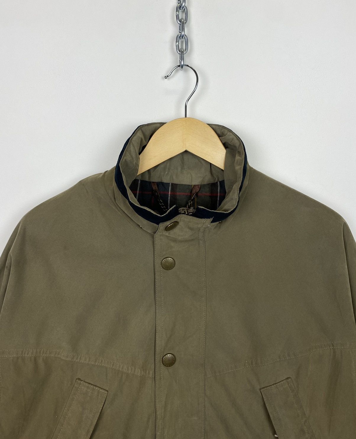 Barbour Vintage Barbour T700 Fulbourn Full Zip Jacket Men’s Size S Size US L / EU 52-54 / 3 - 2 Thumbnail
