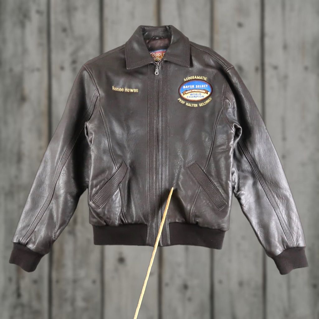 Vintage VINTAGE Cripple Creek Leather Bomber Jacket Women 3XS Brown XXXS Size Size XXS / US 00 / IT 34 - 1 Thumbnail