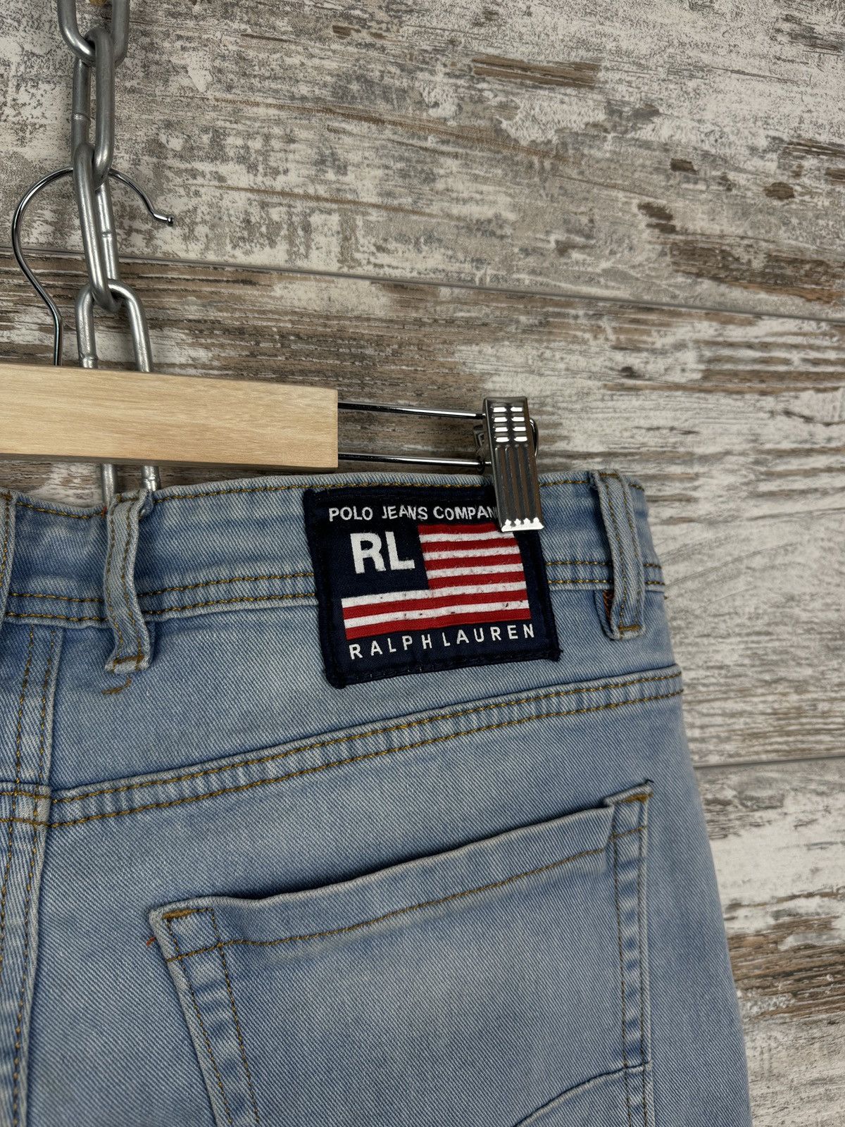 Vintage Mens Vintage Polo Bear Ralph Lauren jeans pants denim logo Size US 32 / EU 48 - 14 Thumbnail