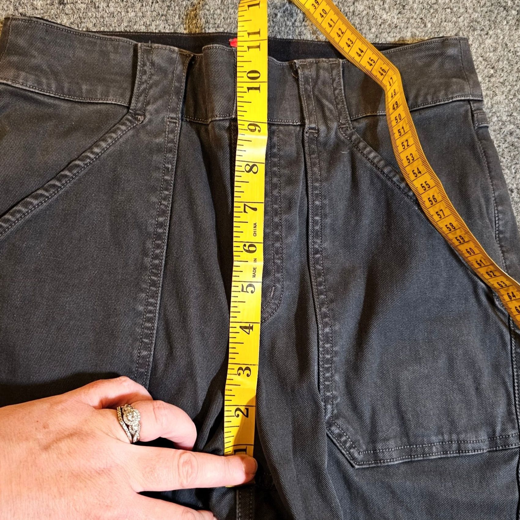 Spanx Spanx Pants Womens Medium Black Stretch Twill Ankle Cargo Pull On Classic Casual Mens? Size 28" / US 6 / IT 42 - 6 Thumbnail