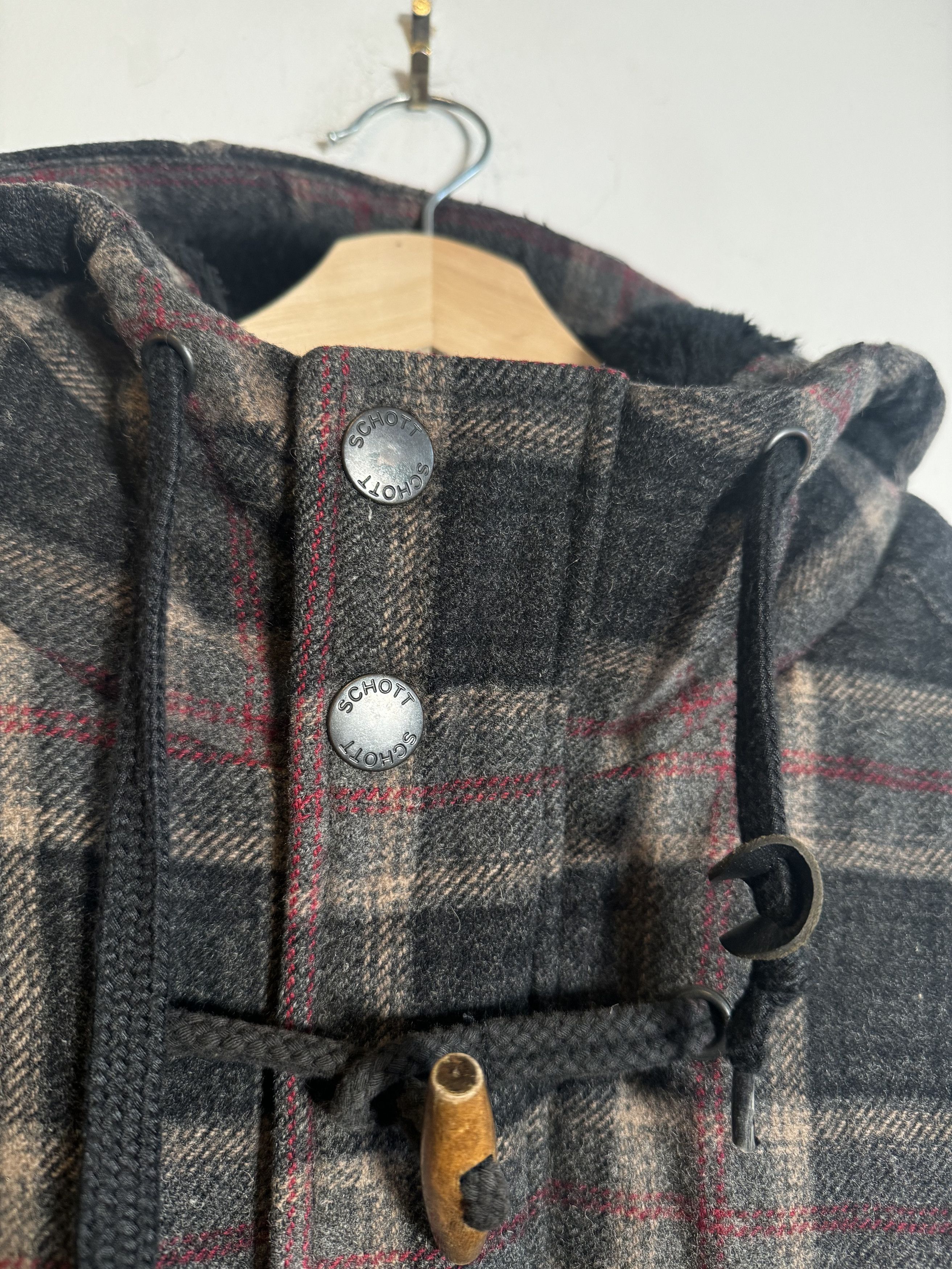 Schott Schott Wool Plaid Jacket Size XXL Size US XL / EU 56 / 4 - 6 Thumbnail