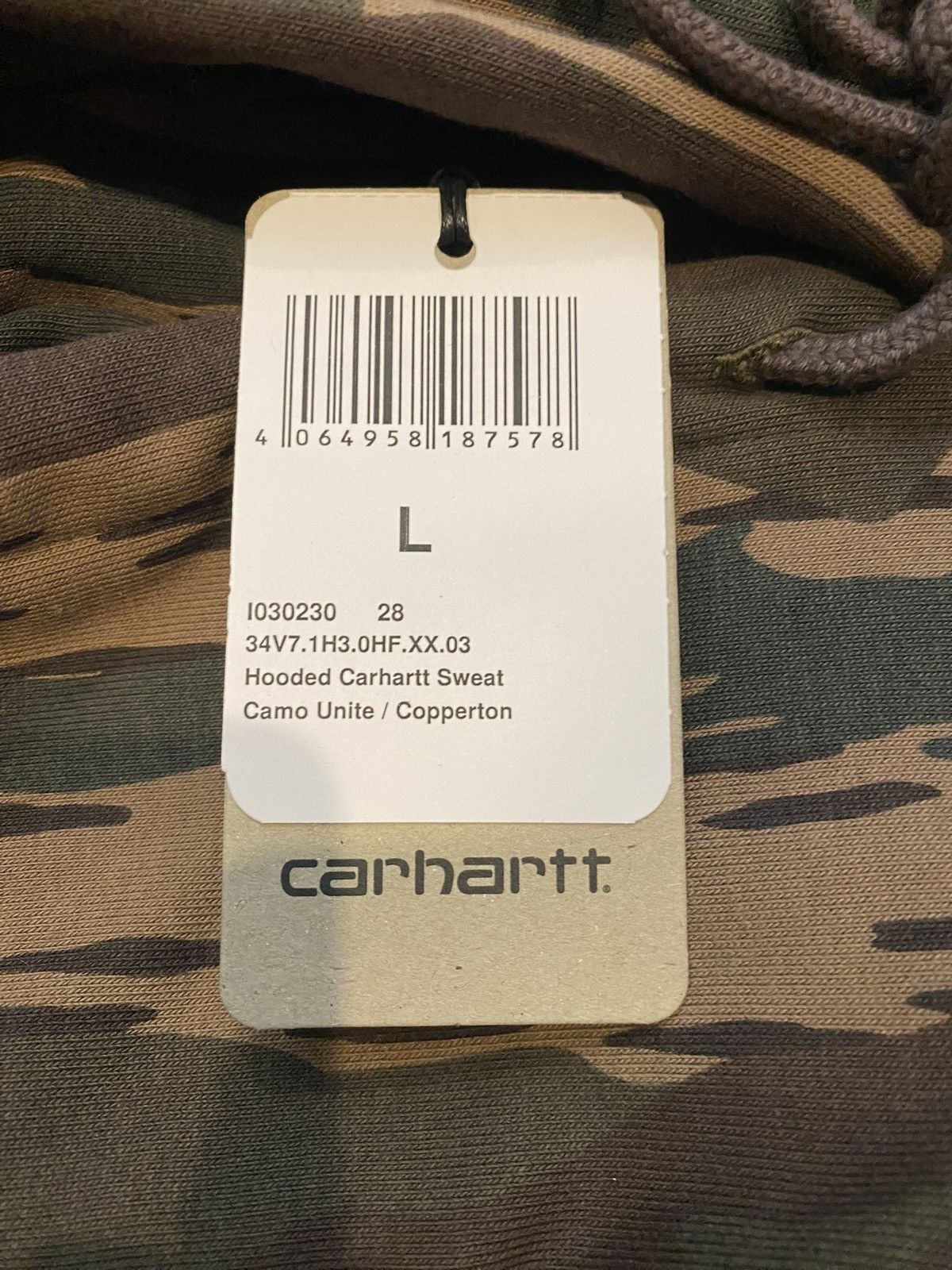 Carhartt × Carhartt Wip Carhartt WIP Hooded Carhartt Sweat - Camo Unite/Copperton Size US L / EU 52-54 / 3 - 4 Thumbnail