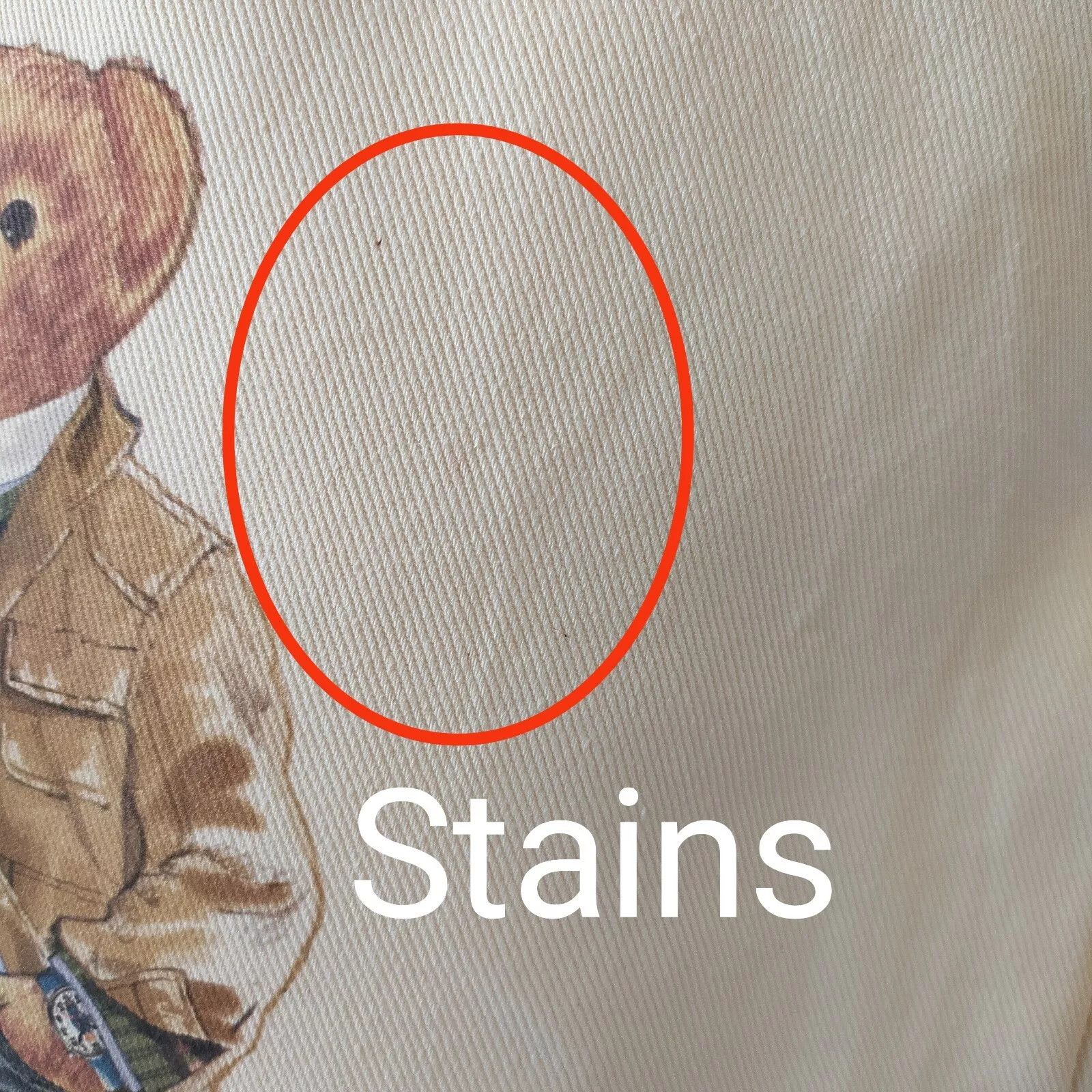Polo Ralph Lauren Polo Ralph Lauren Polo Bear Cotton Canvas Tote Bag IFD 8036 Size ONE SIZE - 13 Thumbnail