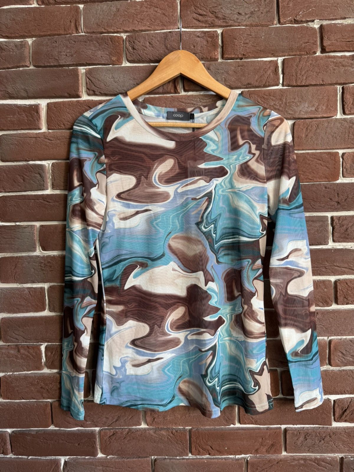 Vintage Rare Psychodelic Y2K Mesh top like jean paul gaultie Size S / US 4 / IT 40 - 1 Thumbnail
