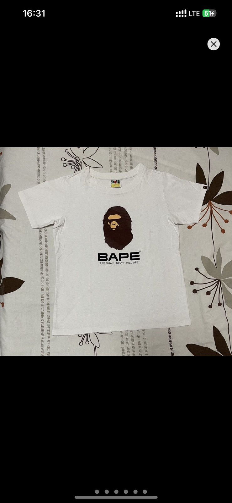 Bape Bape OG Classic Ape Head Logo Tee Size US S / EU 44-46 / 1 - 1 Thumbnail