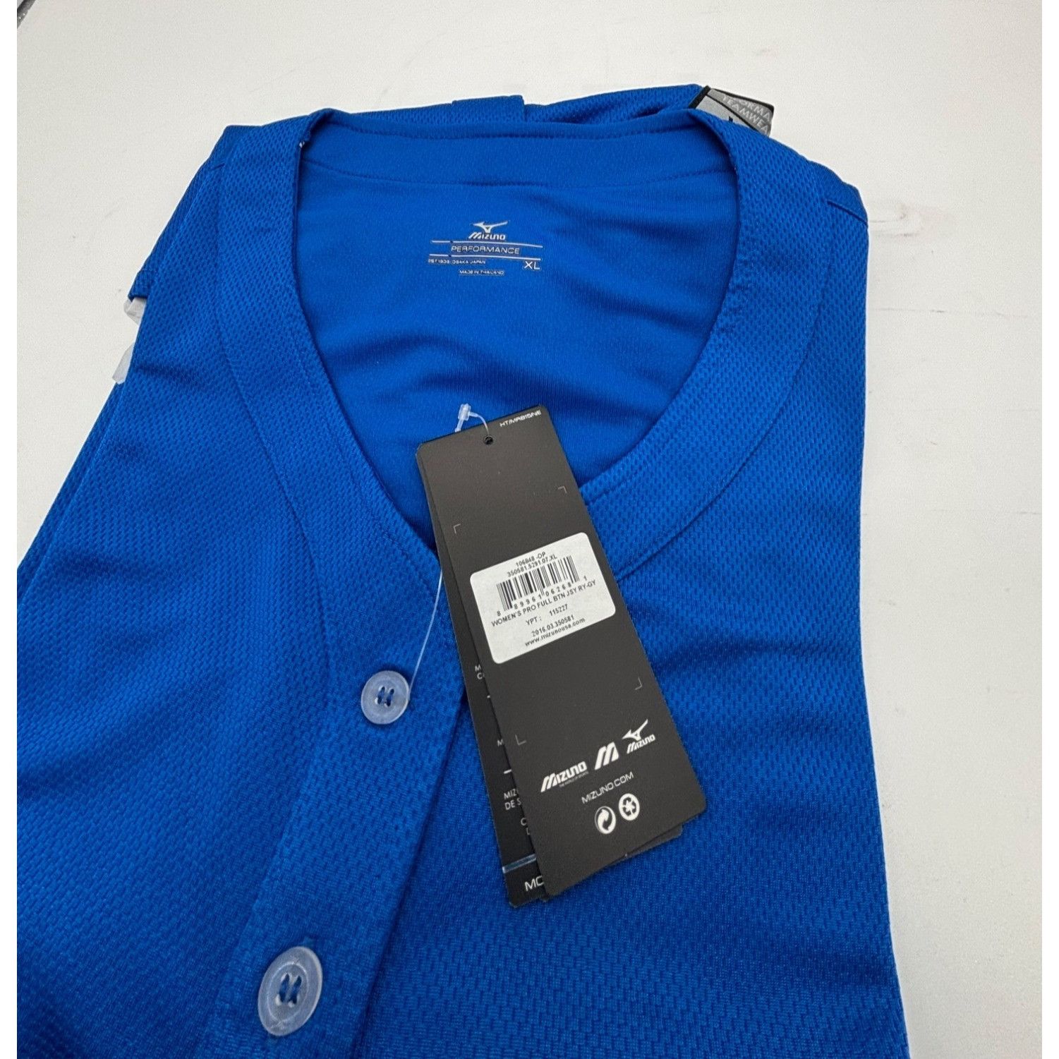 Mizuno Mizuno Women's Pro Full Button Softball Game Jersey, 350581, Size XL / US 12-14 / IT 48-50 - 7 Thumbnail