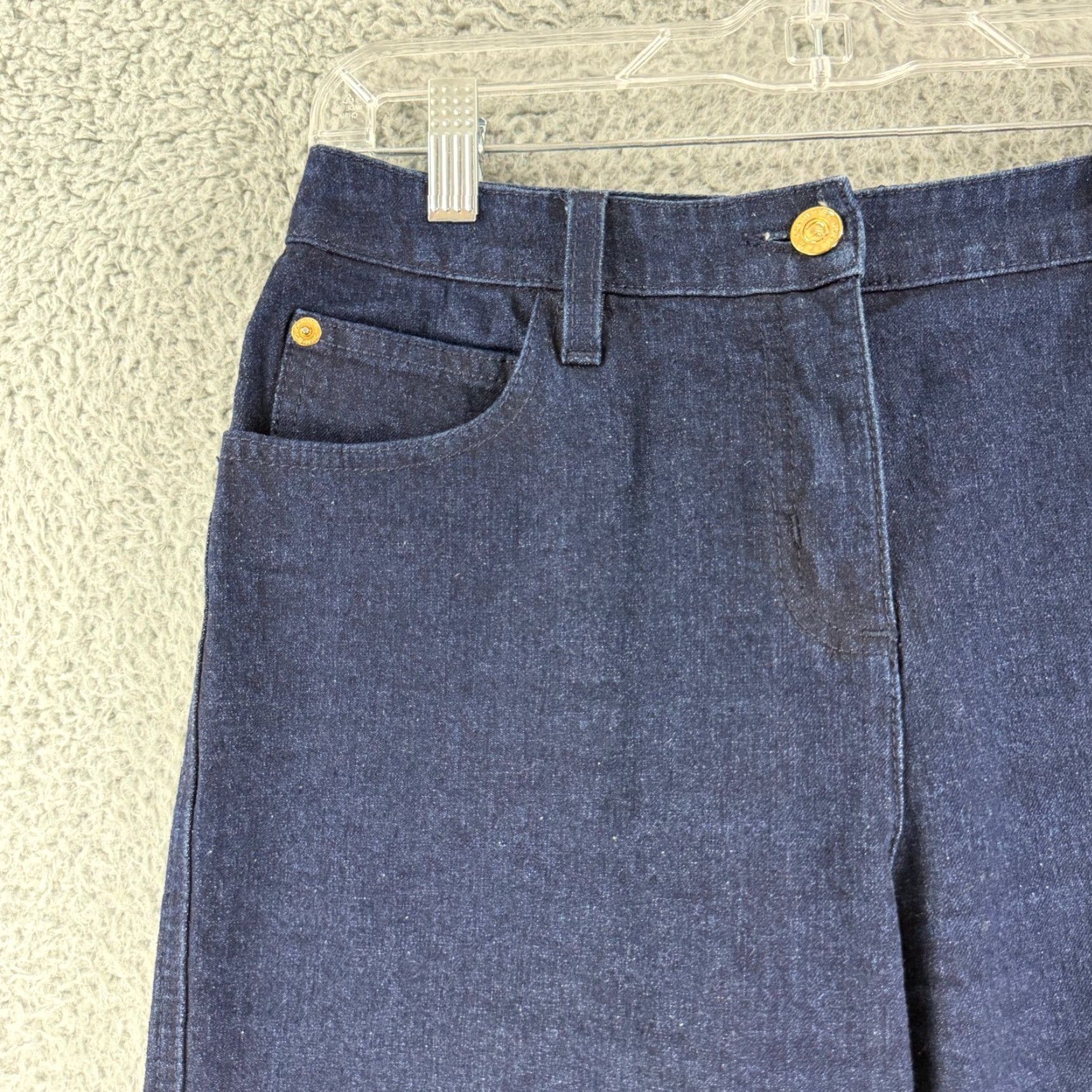 St. John VINTAGE St John Sport Denim Jeans Blue Jeans 4 Women High Rise Straight Leg 29in Inseam 27in Waist 5-Pocket Design Womens Size 27" / US 4 / IT 40 - 2 Thumbnail