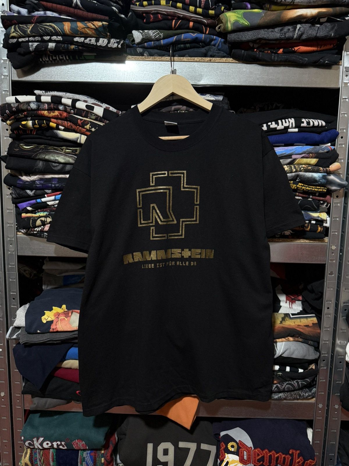 Band Tees Vintage 2009 Rammstein Liebe Ist Fur Alle Da Rock T-Shirt Size US XL / EU 56 / 4 - 1 Thumbnail