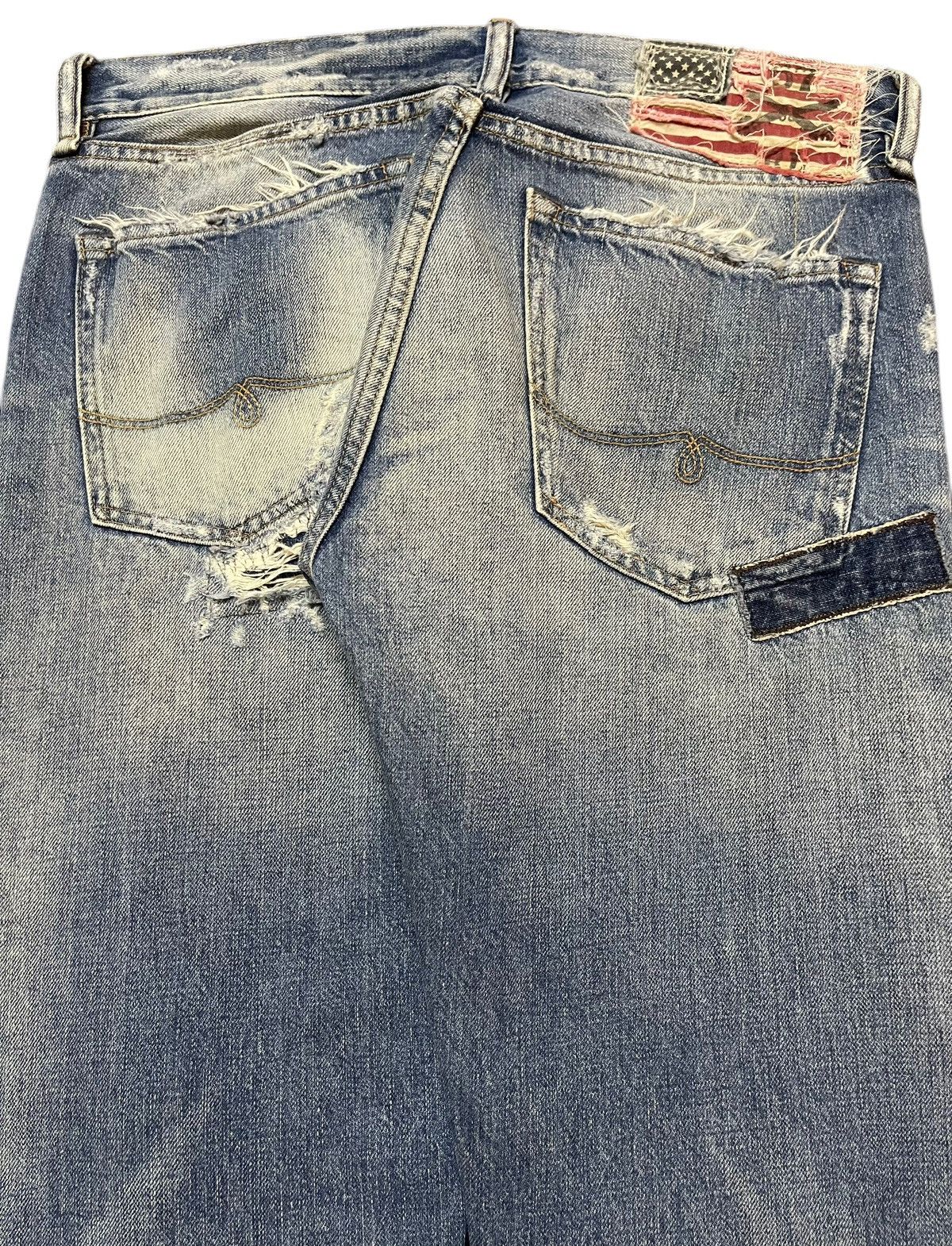 Polo Ralph Lauren Vintage RL Ralph Lauren Faded Wash Style Distressed Jeans Size US 31 - 5 Thumbnail