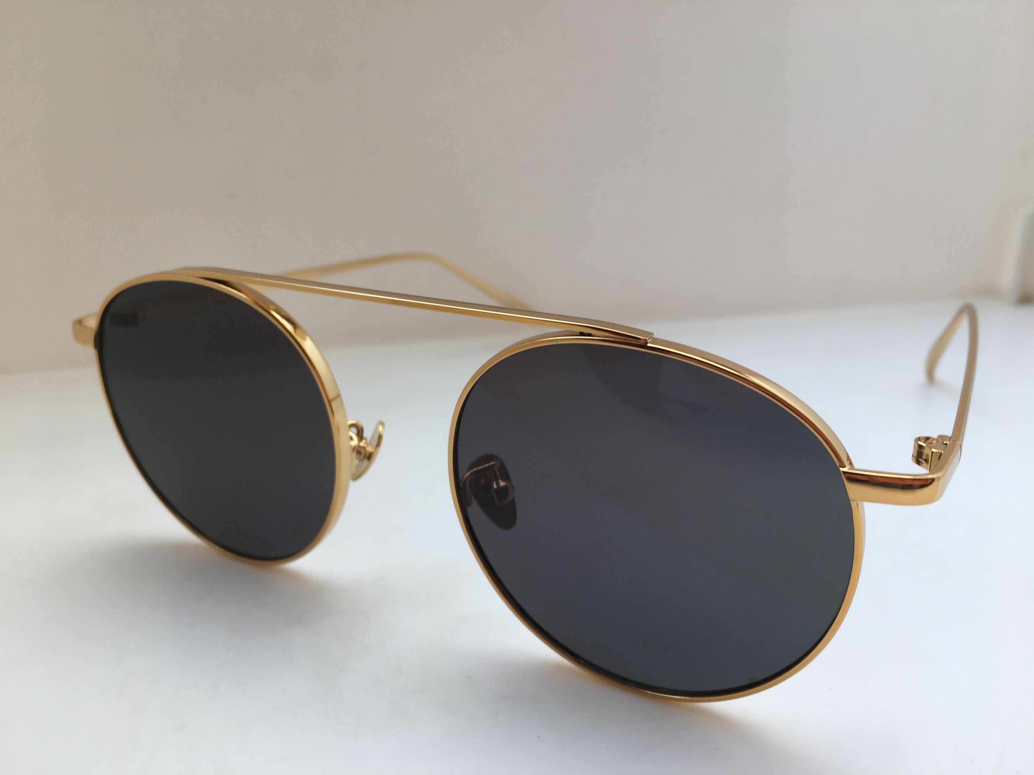 Other Gold Titanium Round Sunglasses Frame ROCKABILLY Size ONE SIZE - 3 Thumbnail