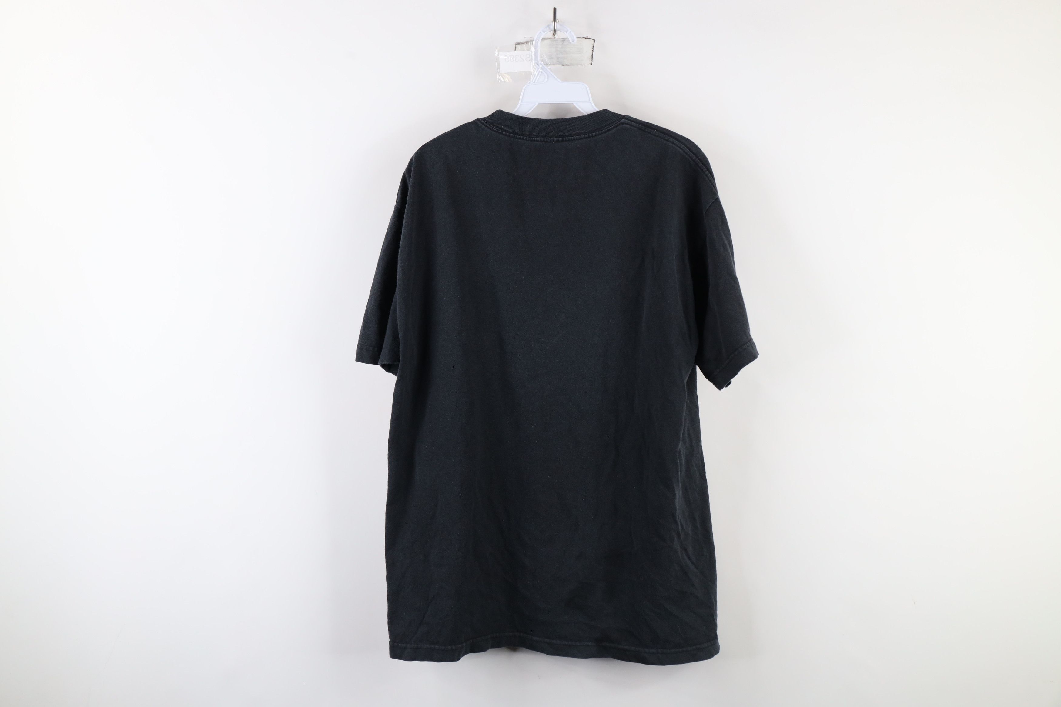 Famous Stars And Straps × Vintage Vintage Y2K Famous Stars & Straps Spell Out T-Shirt Black Size US L / EU 52-54 / 3 - 12 Thumbnail