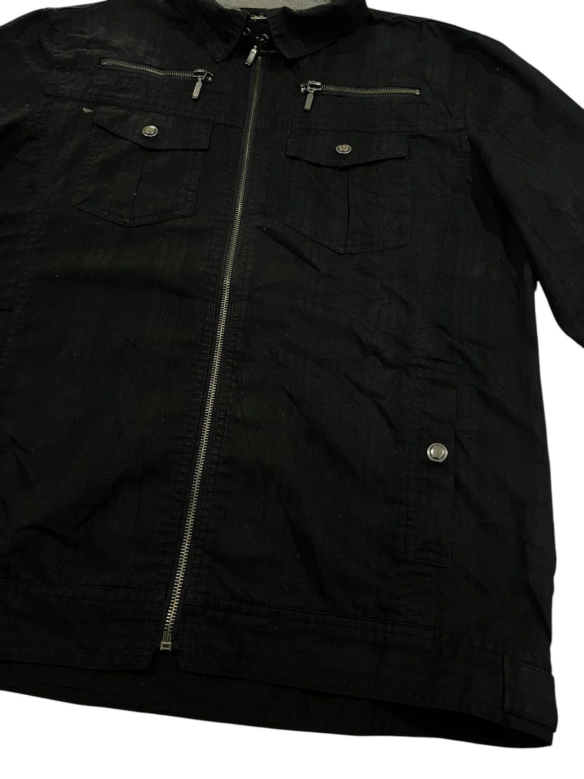 If Six Was Nine × Japanese Brand × Le Grande Bleu (L.G.B.) 🇯🇵 NOTA BENE GOTHIC PUNK STYLE ZIPPER JACKET Size US L / EU 52-54 / 3 - 6 Thumbnail