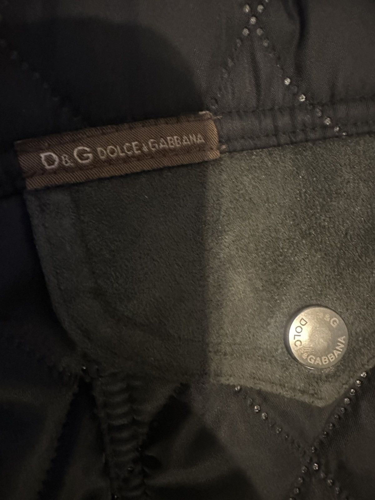 Dolce & Gabbana Dolce and Gabanna Quilted Black Jacket Size US M / EU 48-50 / 2 - 2 Thumbnail