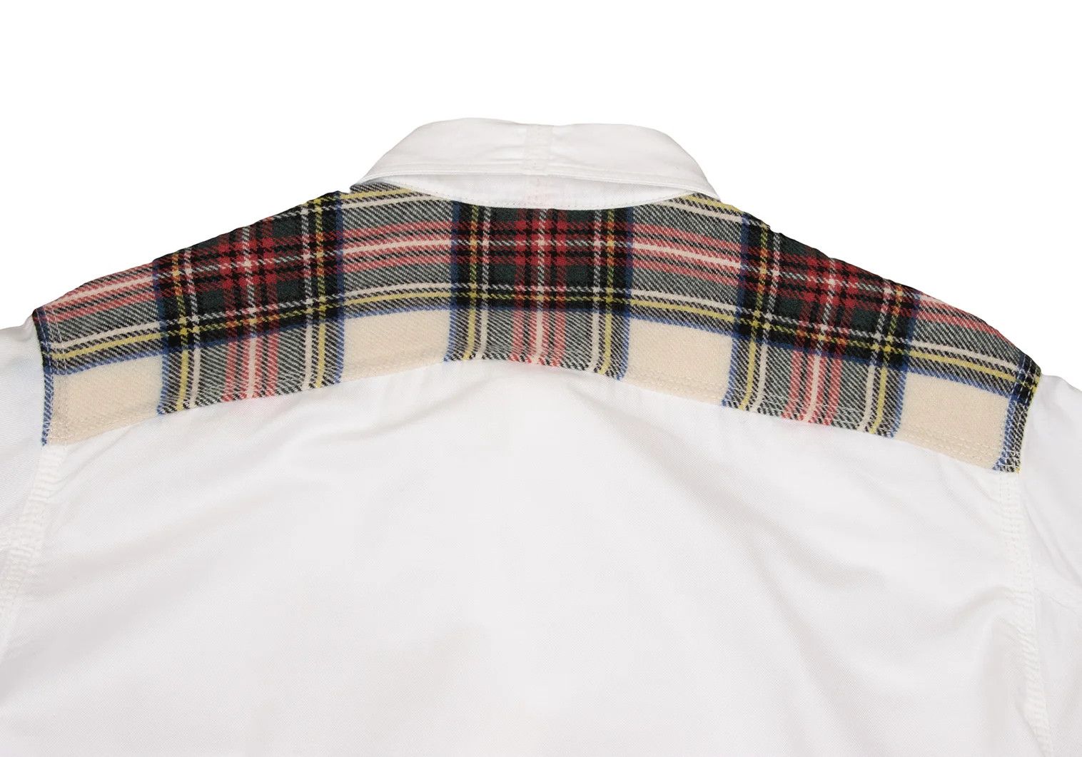 Junya Watanabe Tartan Check Button-Down Shirt in White, Size L Size US L / EU 52-54 / 3 - 15 Thumbnail