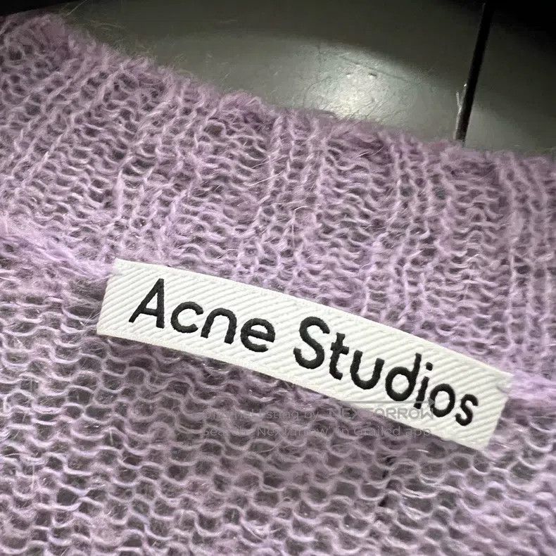 Acne Studios Acne Studios Color Blocked Diamond Pattern Destroyed Knit Size US S / EU 44-46 / 1 - 3 Thumbnail