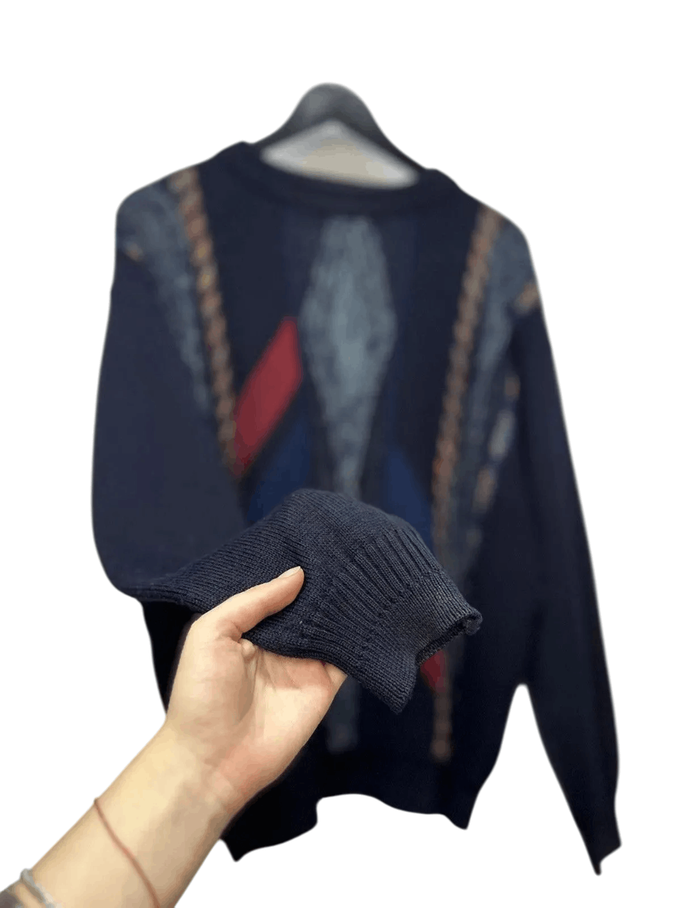 Coogi Vintage Y2K Gothic Sweater Distressed Faded Diesel Kapital Size US L / EU 52-54 / 3 - 4 Thumbnail