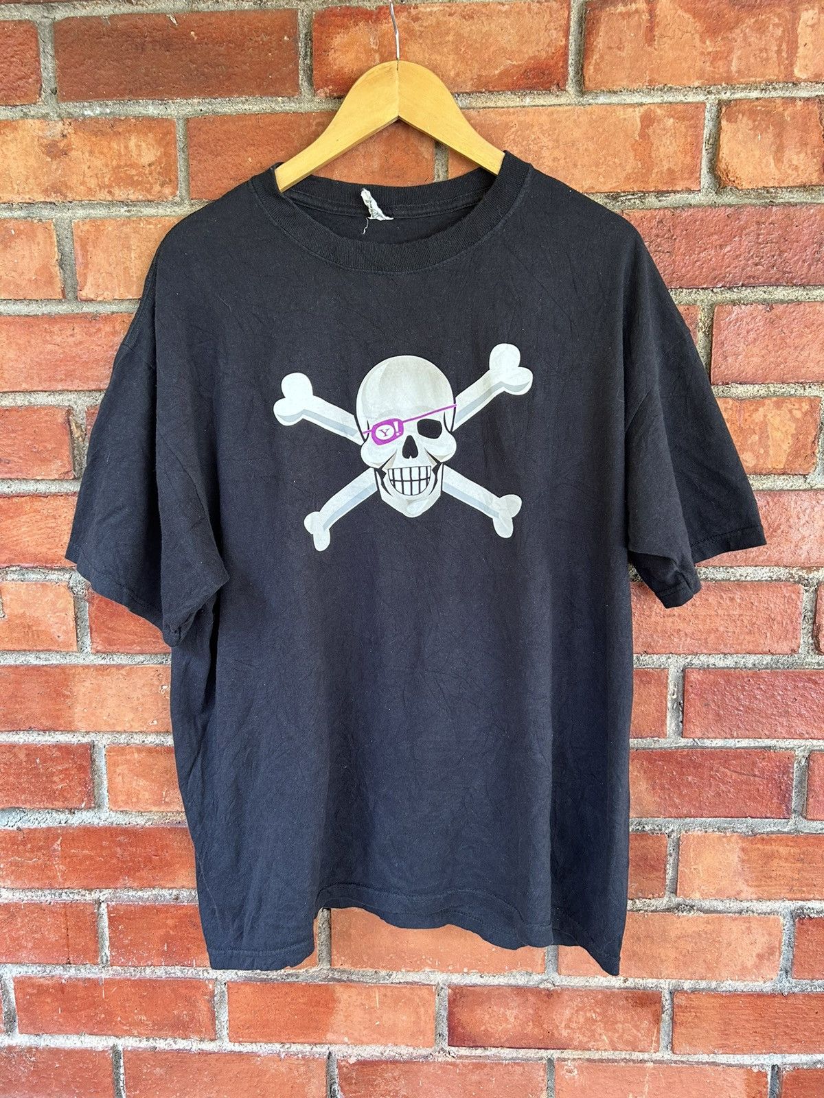 image of Microsoft x Skulls Vintage Yahoo Skull Cross Bone in Black, Men's (Size XL)