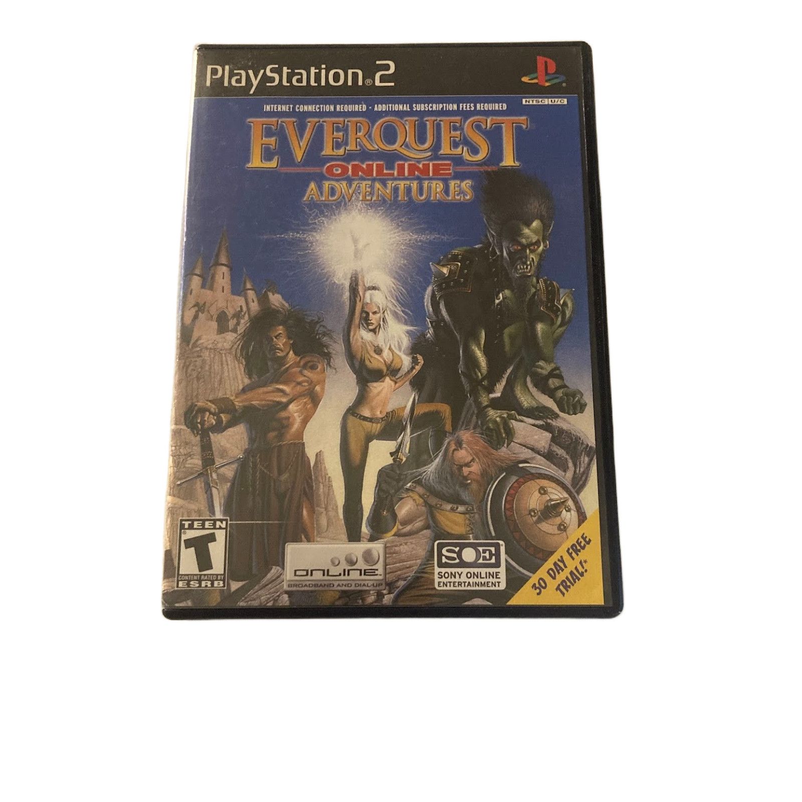 Sony Everquest Online Adventures - Sony Playstation 2 PS2 Size ONE SIZE - 1 Thumbnail