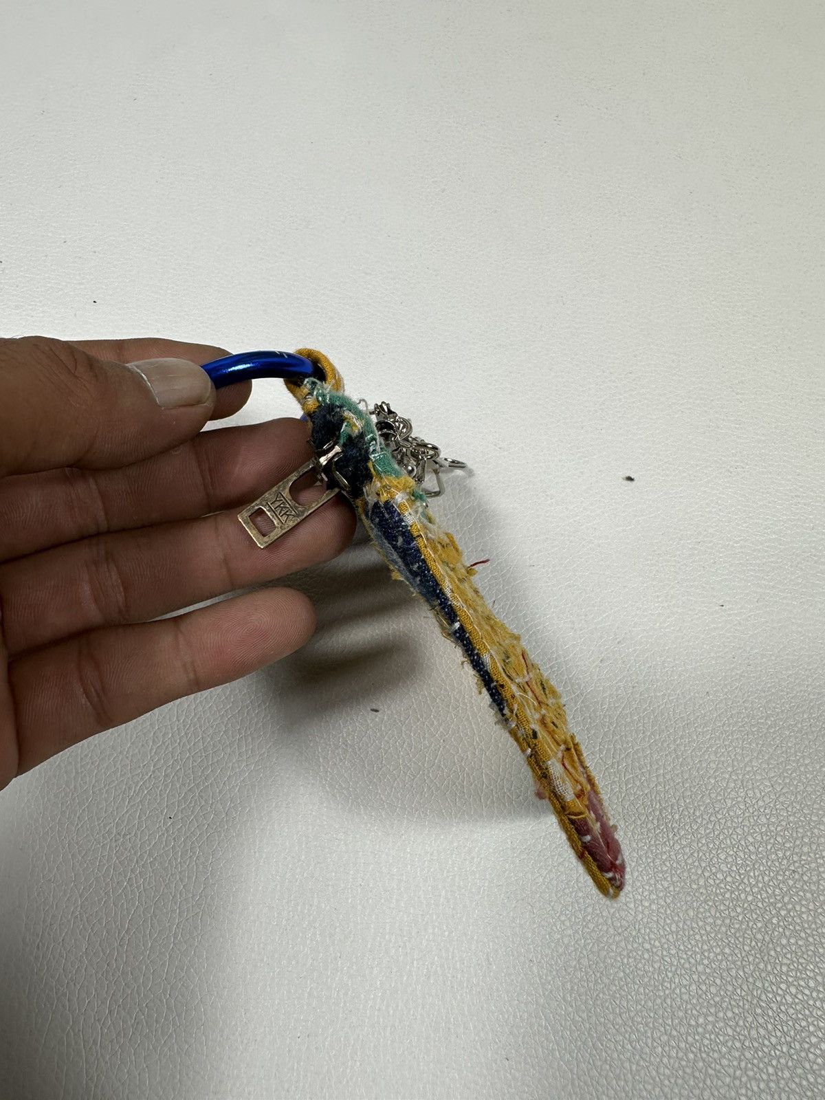Other Custom Made Distressed Paisley Patchwork Keychain Wallet Size ONE SIZE - 7 Thumbnail