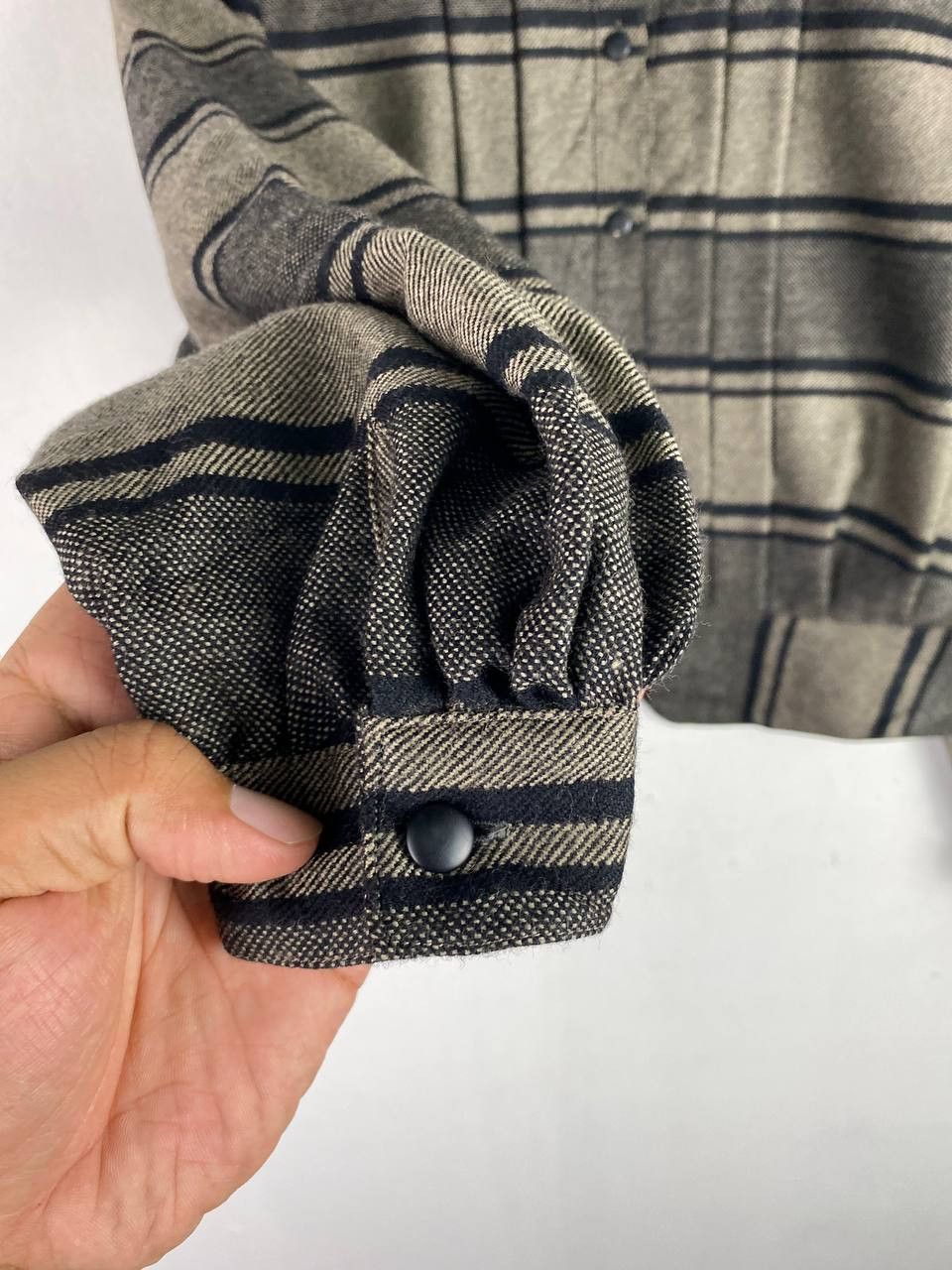 Japanese Brand japanese brand wool checkered jacket nice design Size M / US 6-8 / IT 42-44 - 4 Thumbnail
