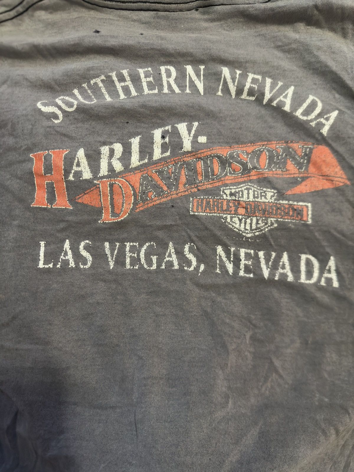 Harley Davidson Vintage Harley Davidson Shirt Faded & Distressed Sz XL Size US XL / EU 56 / 4 - 6 Thumbnail