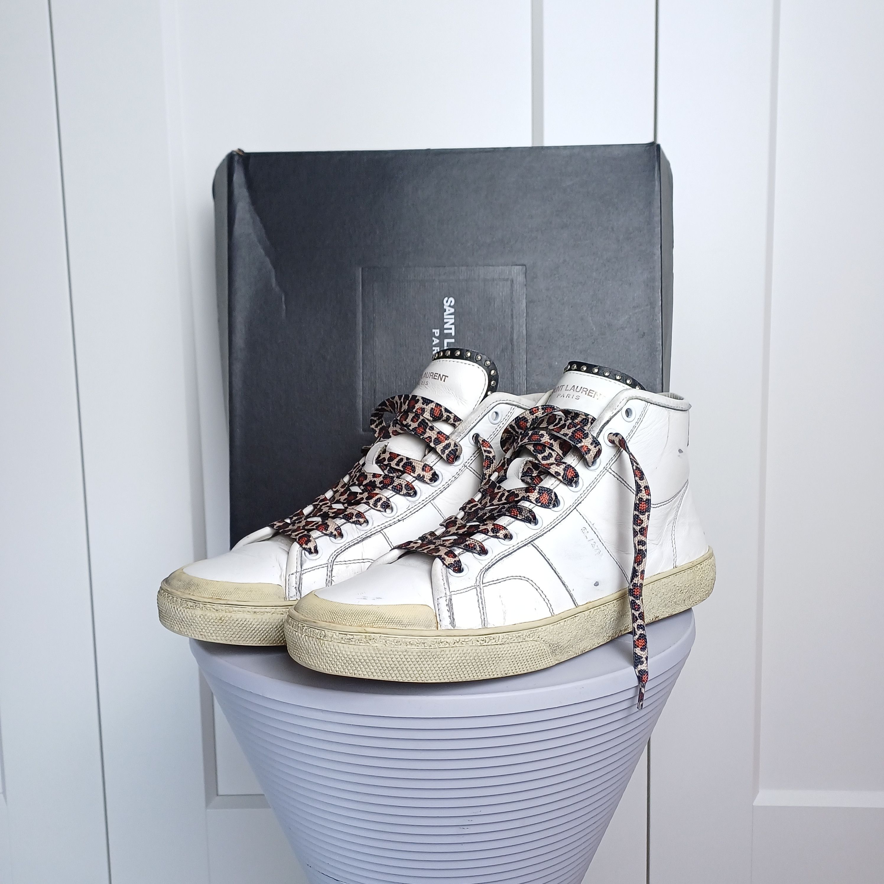 Saint Laurent Paris Saint Laurent Hedi Slimane SS16 SL/37M Hi Top 39.5 Size US 6.5 / IT 36.5 - 1 Thumbnail