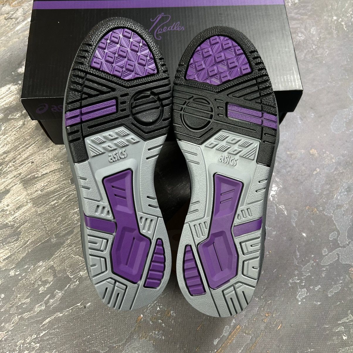 Needles Needles x Asics EX89 Black Purple Low Sneakers Rare Y2K Size US 8 / EU 41 - 6 Thumbnail
