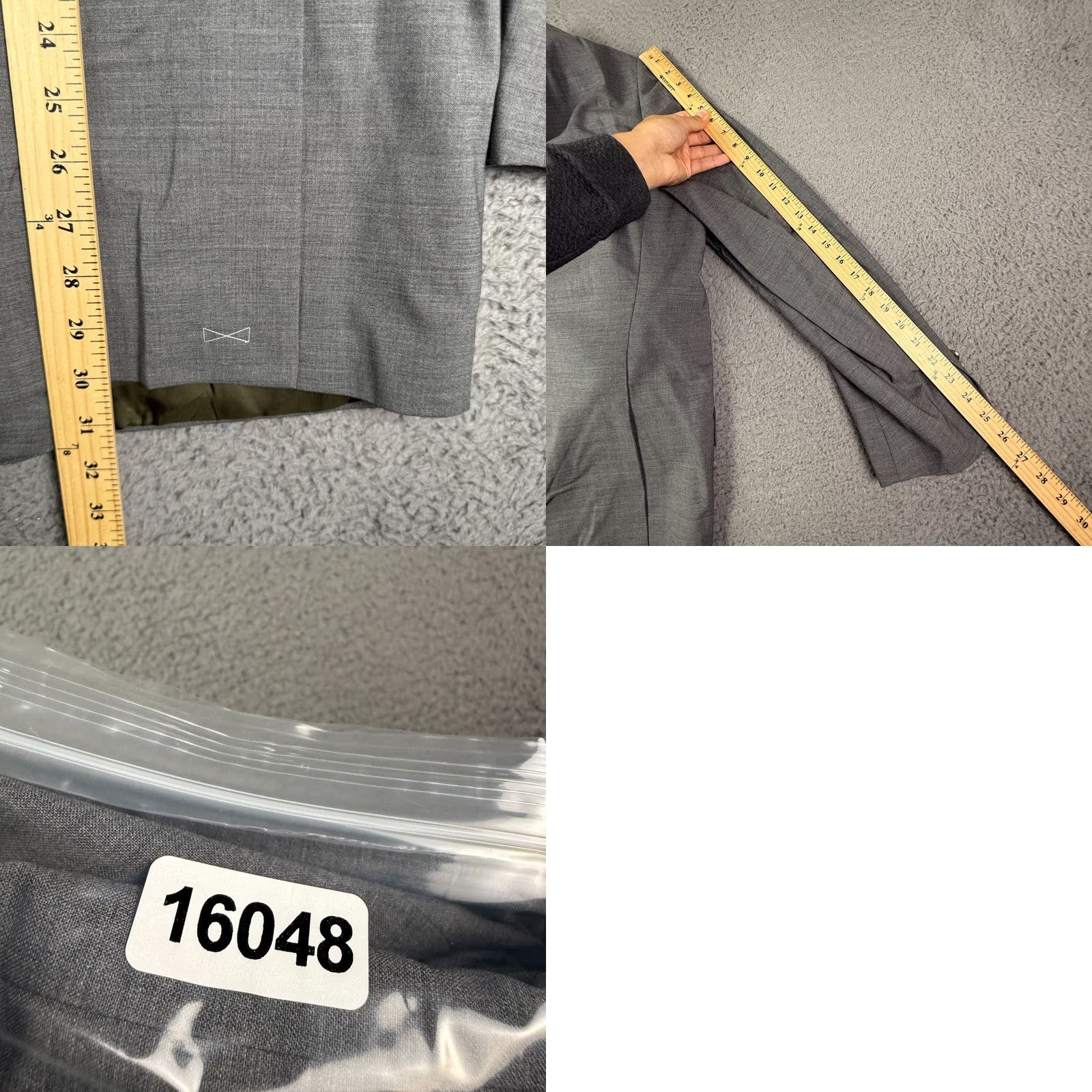 Todd Snyder Todd Snyder Trop Wool Suit Jacket Mens 44R Charcoal Gray Sutton Fit Italy NEW Size 44R - 8 Thumbnail