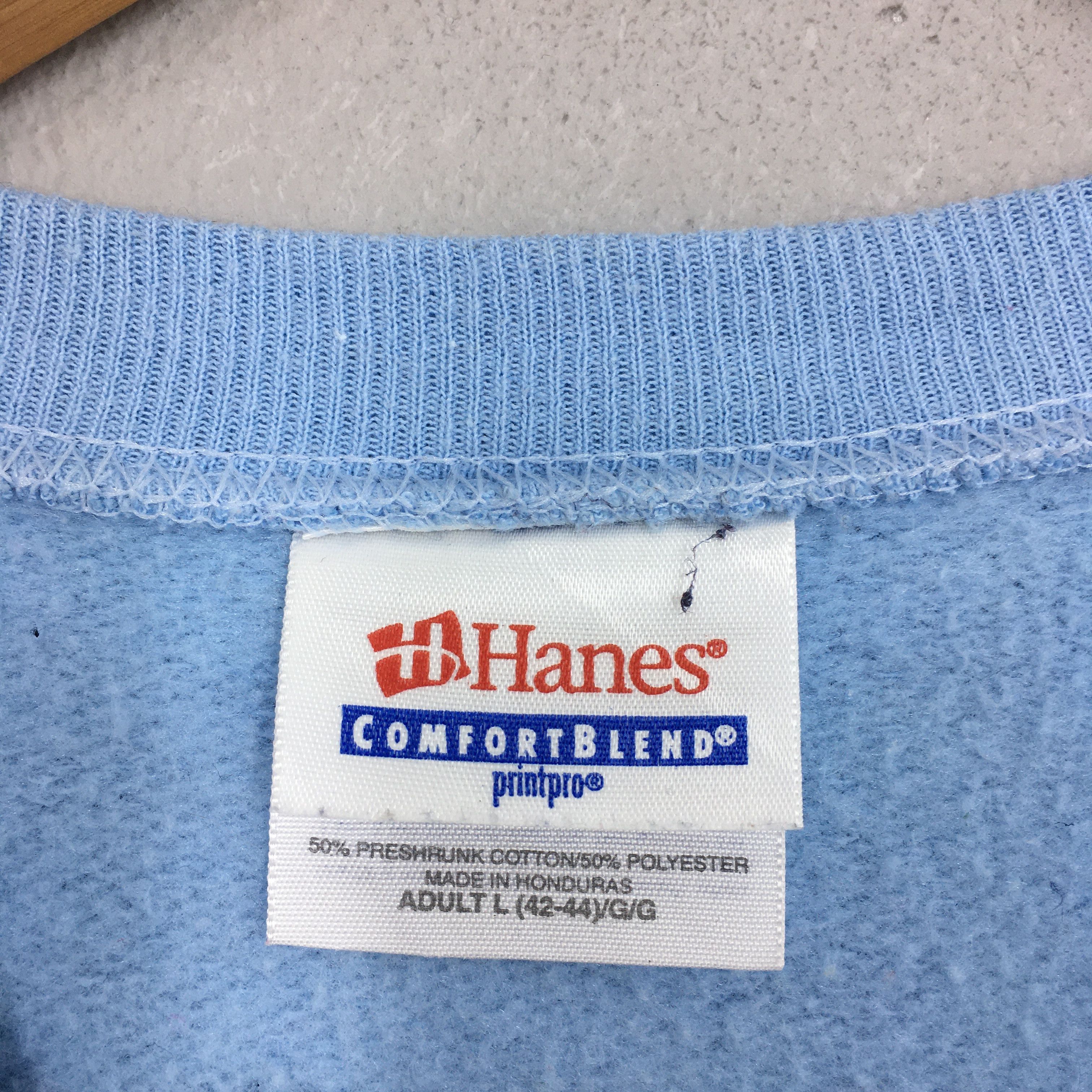 Hanes Vintage 90s Berryhill Bears Blue Sweatshirt Large Size US L / EU 52-54 / 3 - 5 Thumbnail