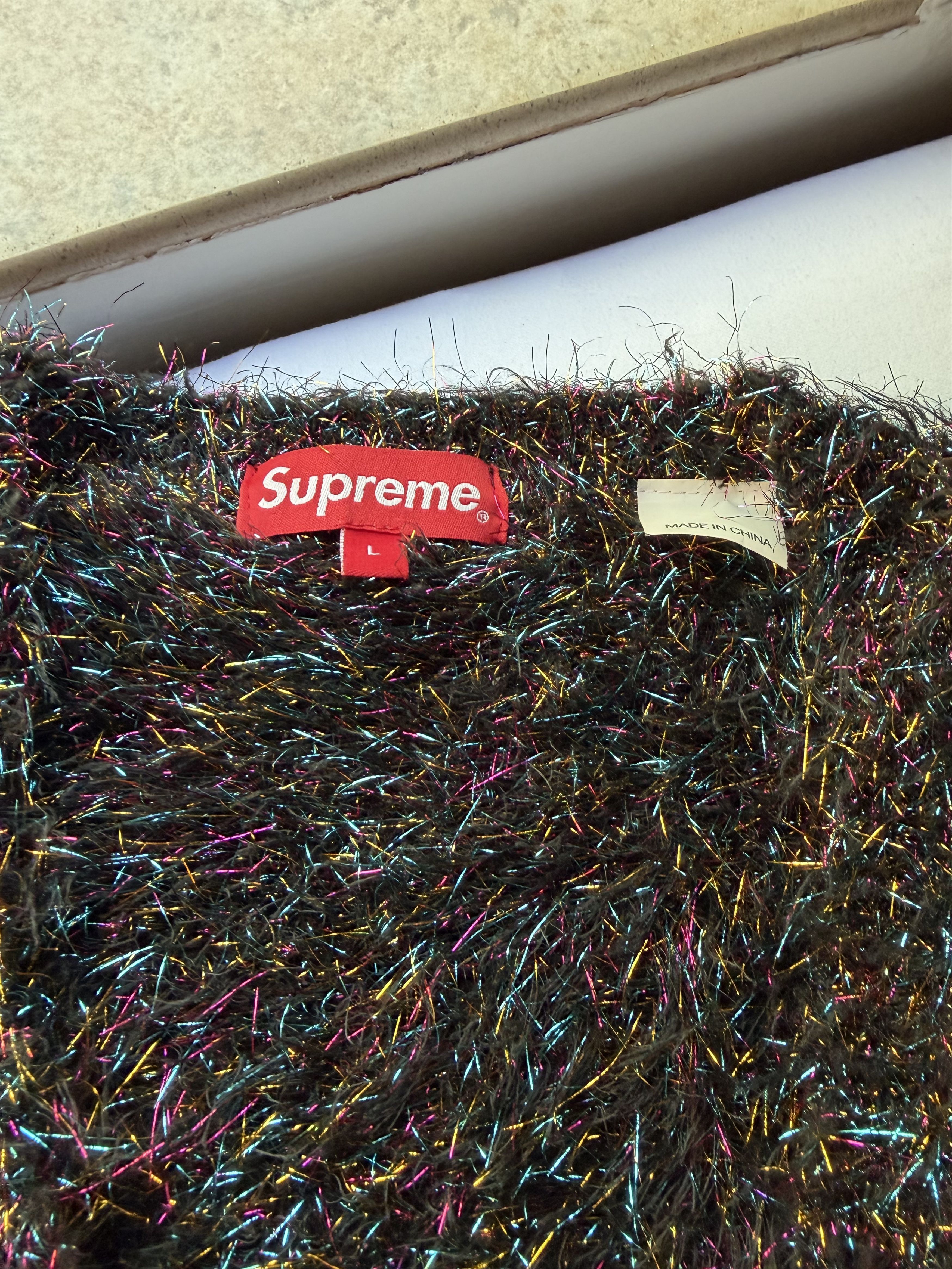 Supreme Supreme sparkle cardigan Size US L / EU 52-54 / 3 - 3 Thumbnail