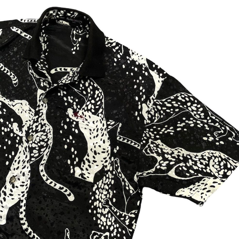 Japanese Brand × Vintage 🔥VINTAGE ALAIN DELON LEOPARD PRINTED SHIRT Size US L / EU 52-54 / 3 - 5 Thumbnail