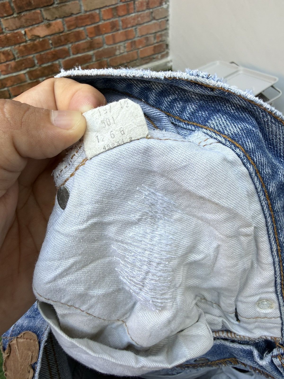 Levi's Vintage Clothing W30x30 Vintage levi’s redline 80s repaired made in USA Size US 30 / EU 46 - 8 Thumbnail