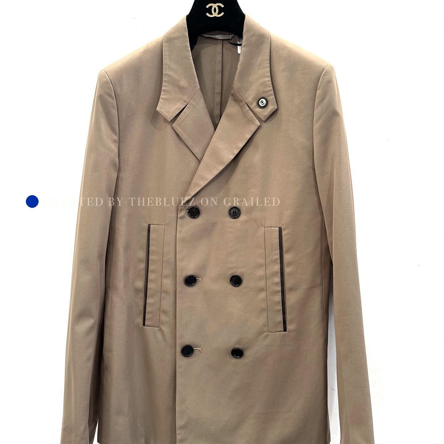 Dior Beige Double Breasted Blazer in Excellent Condition Size US M / EU 48-50 / 2 - 1 Thumbnail
