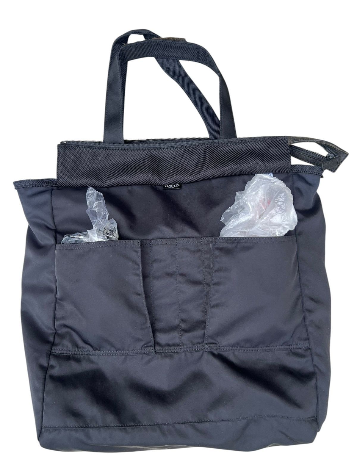 Porter Distressed Porter Yoshida Waxed Military Style Tote Bag Size ONE SIZE - 15 Thumbnail