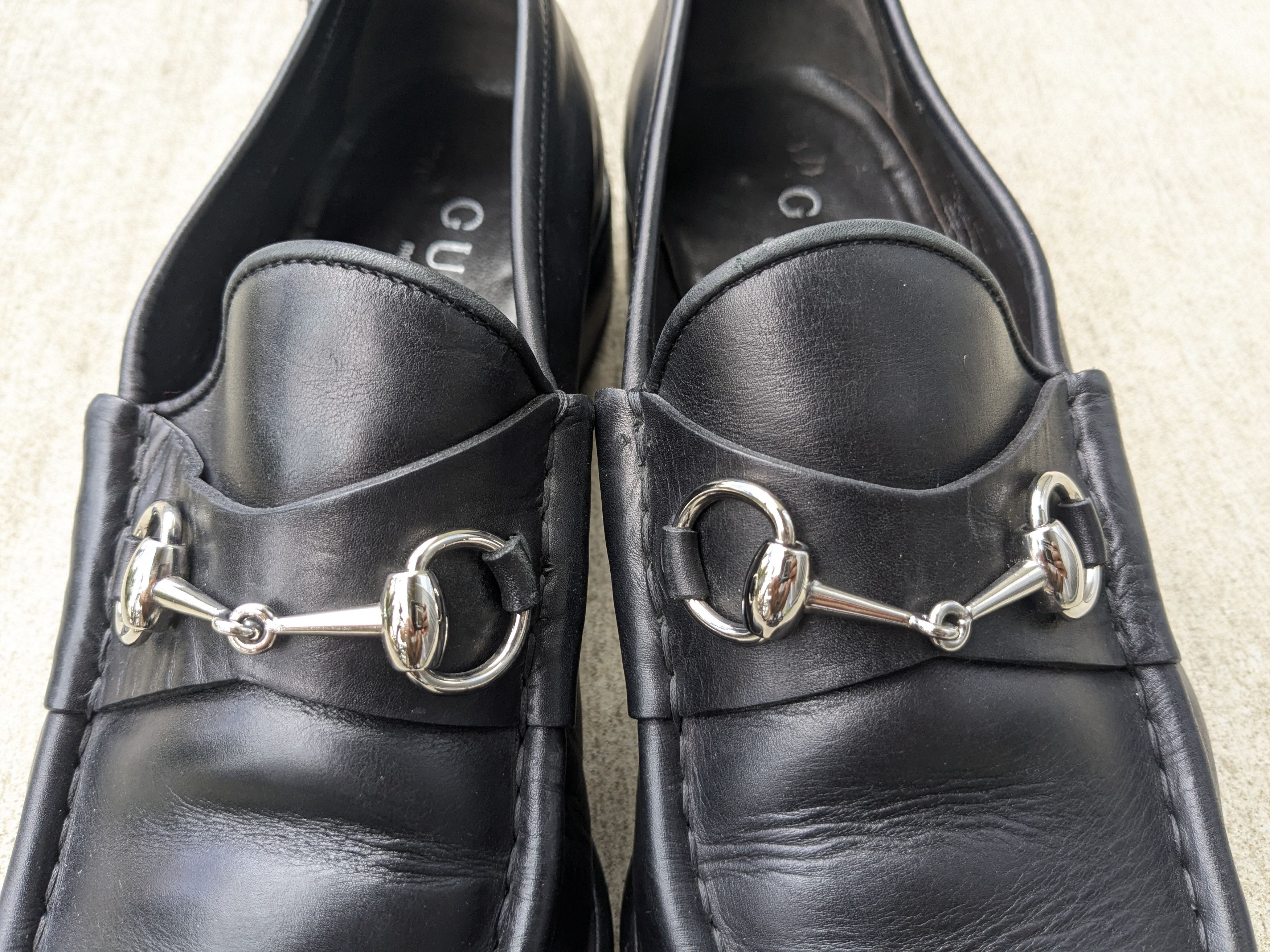 Gucci × Tom Ford Gucci Horsebit Loafers Black Leather 11 D Snaffle Slip On Size US 11 / EU 44 - 3 Thumbnail