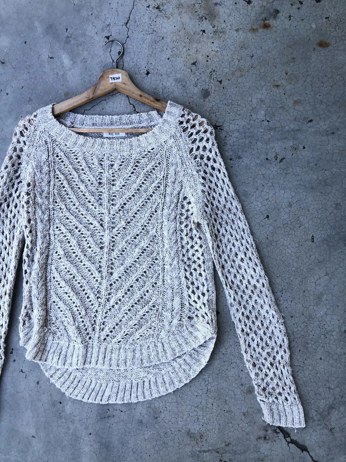 Aran Isles Knitwear Very Rare Knitting Jumper/Netting Pattern Size US XS / EU 42 / 0 - 2 Thumbnail