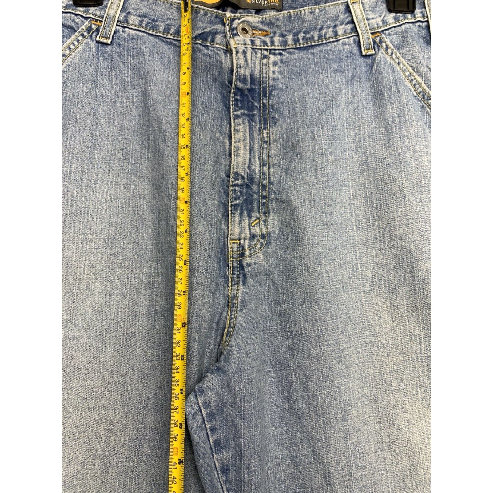 Vintage VINTAGE Levi's SilverTab Baggy Jeans - Men 38x30 Wide-Leg Skater Denim Blues 1990s Grunge USA Mens Size US 38 / EU 54 - 6 Thumbnail