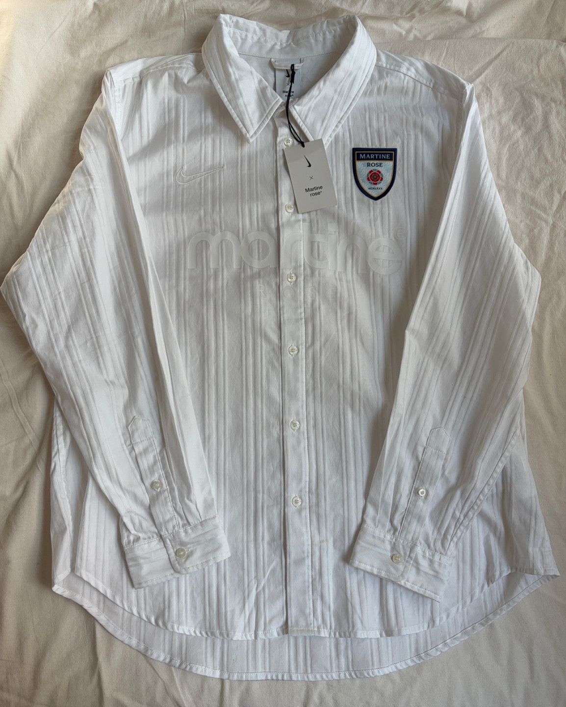 Martine Rose × Nike NIKE X MARTINE ROSE DRESS SHIRT Nikelab Acne Prada Size US XL / EU 56 / 4 - 9 Thumbnail
