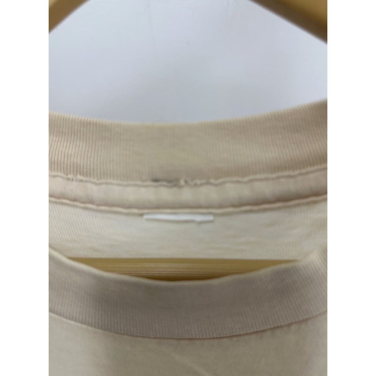 Vintage VTG Butter Thin Worn Boxy Flowy Pocket T-Shirt 2XL Peach Womens/Mens T-Shirt 2XL Distressed Burnout Worn Boxy Pocket Short Sleeve Shirt Size US XXL / EU 58 / 5 - 4 Thumbnail